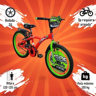 Foto 2 | Bicicleta Gosa R20 Cricket Rojo