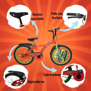 Foto 3 | Bicicleta Gosa R20 Cricket Rojo