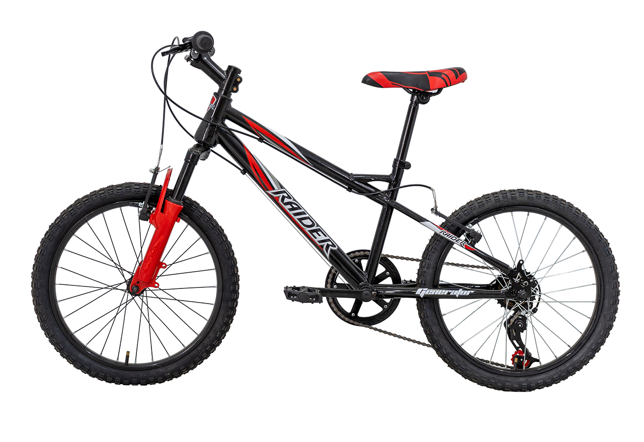 Foto 9 pulgar | Bicicleta Raider Generator Rodada 20 Negro