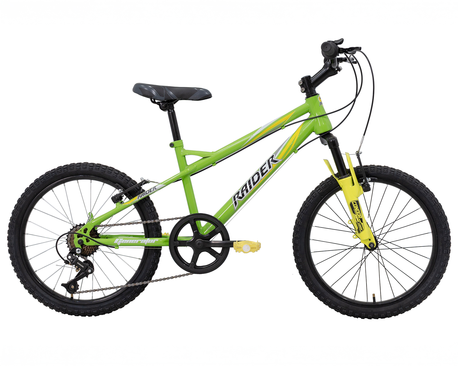 Foto 2 pulgar | Bicicleta Raider Generator Rodada 20 Verde