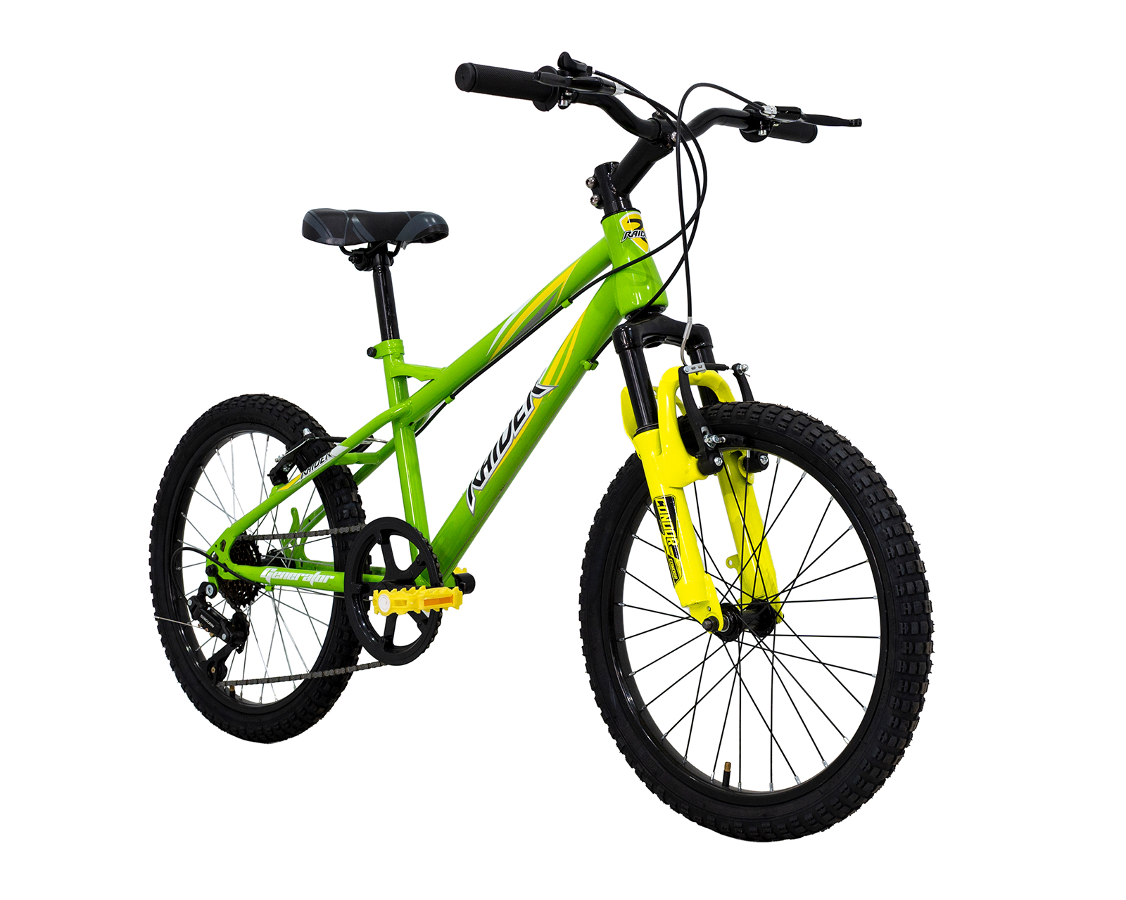 Foto 3 pulgar | Bicicleta Raider Generator Rodada 20 Verde
