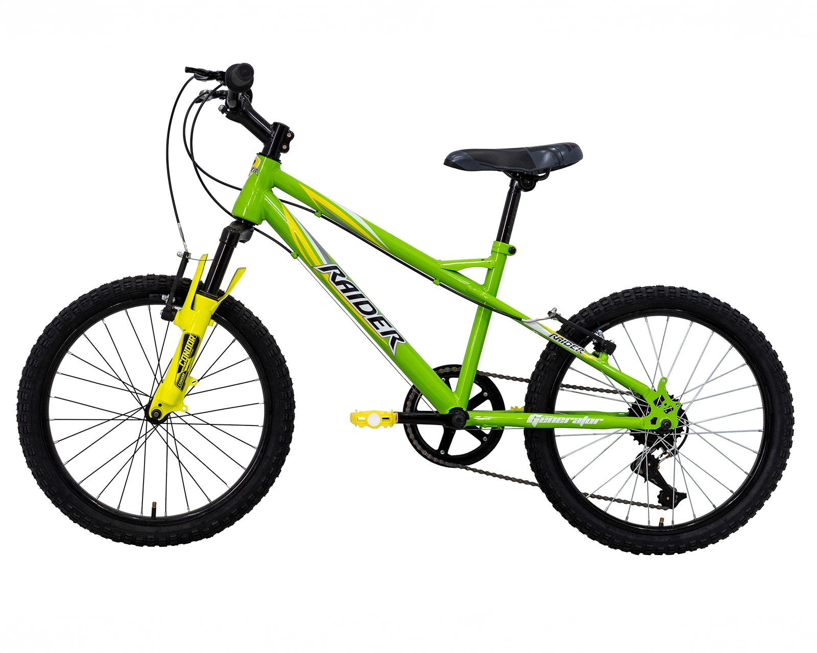 Foto 9 pulgar | Bicicleta Raider Generator Rodada 20 Verde