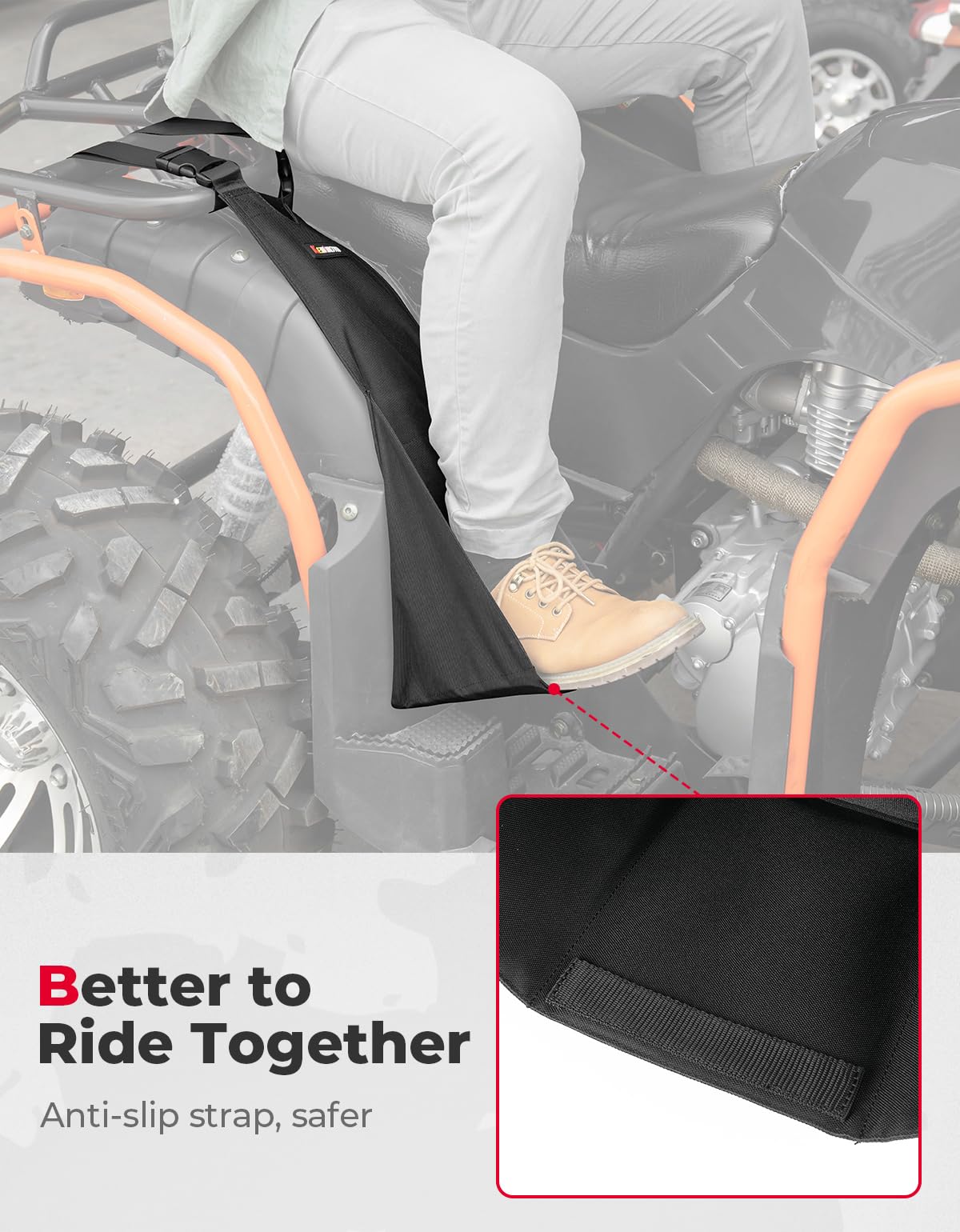 Foto 4 pulgar | Estriberas Kemimoto Universales Para Pasajeros Traseros Atv, 2 Unidades - Venta Internacional.
