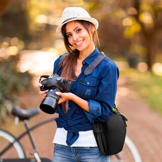 Foto 7 | Funda para Cámara Fotográfica Profesional Universal Redlemon 81210 color Gris