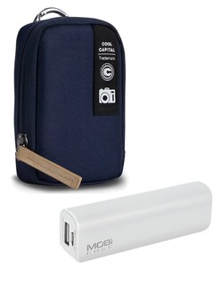 Foto 1 | Estuche Para Cámara Con Batería Portatil Cool Capital Color Azul