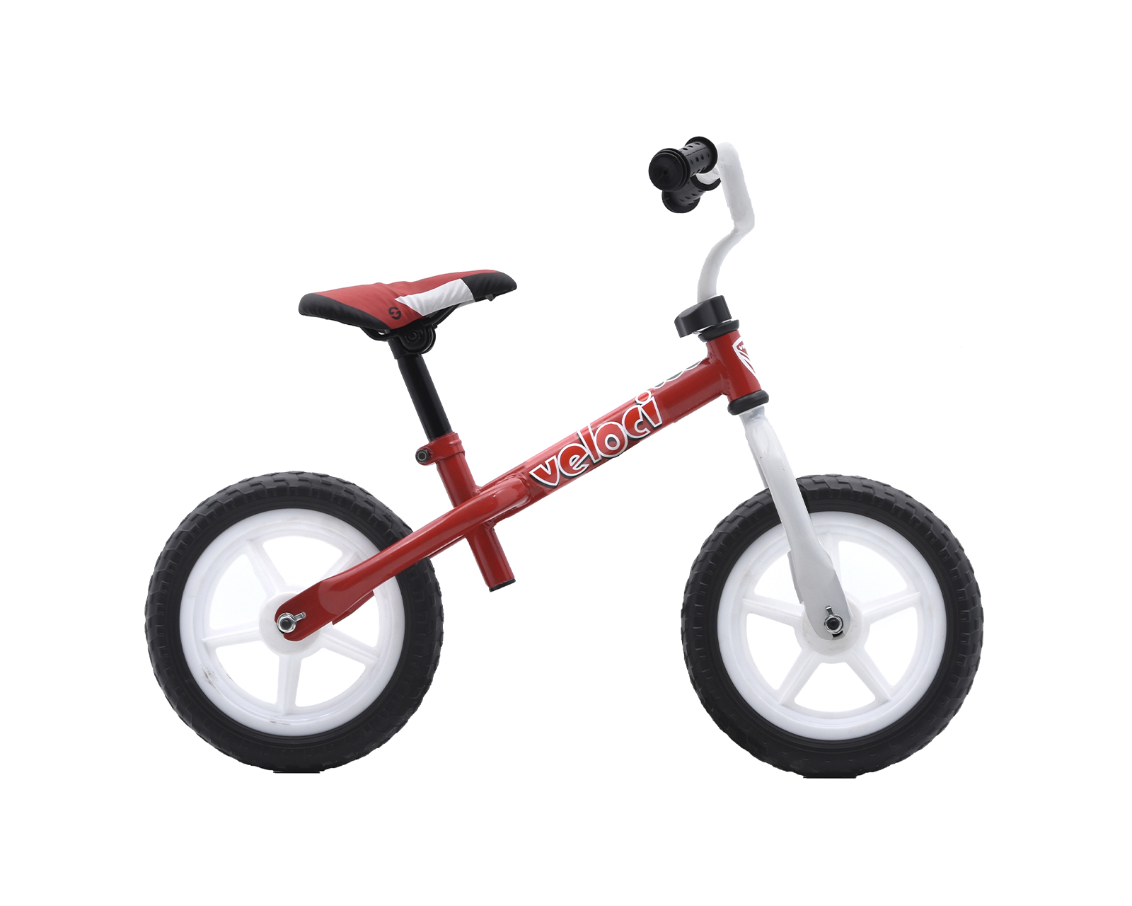 Bicicleta Veloci Leo Eva Balance Rodada 12 color Rojo