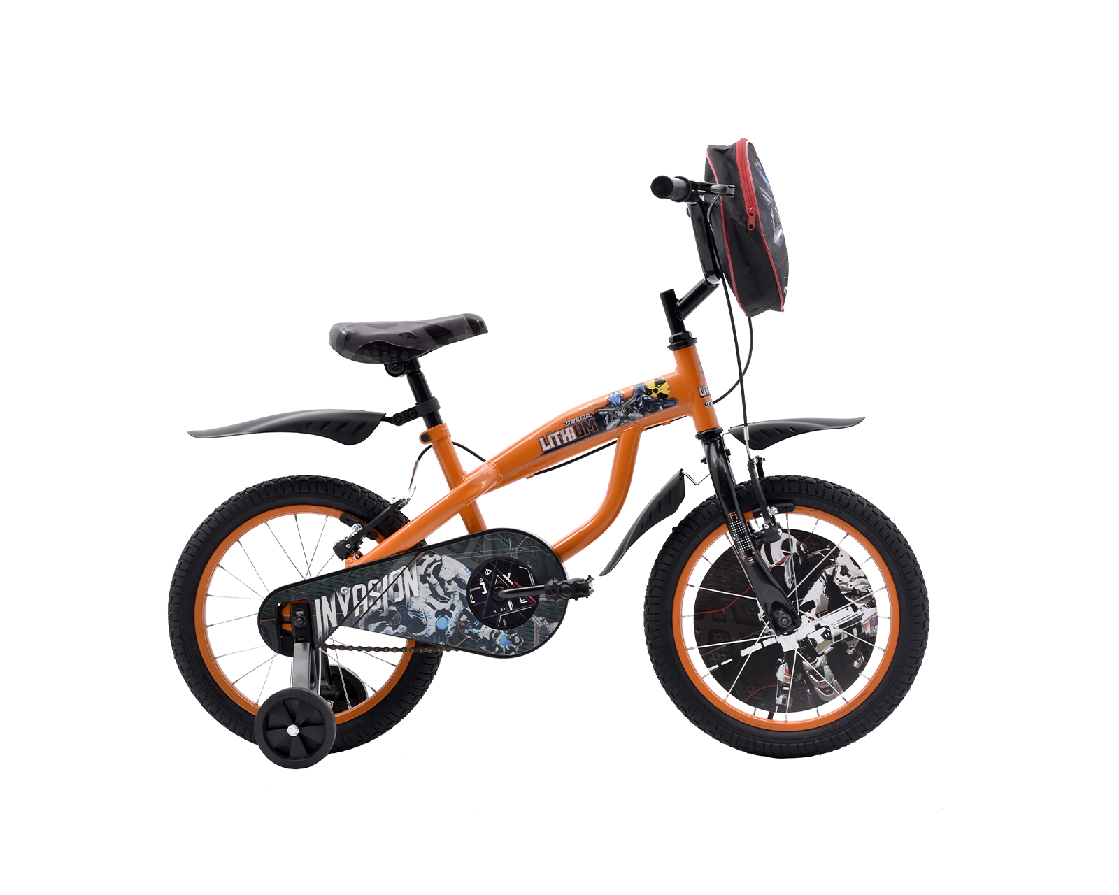 Foto 2 pulgar | Bicicleta Veloci Lithium Rodada 16 color Anaranjado