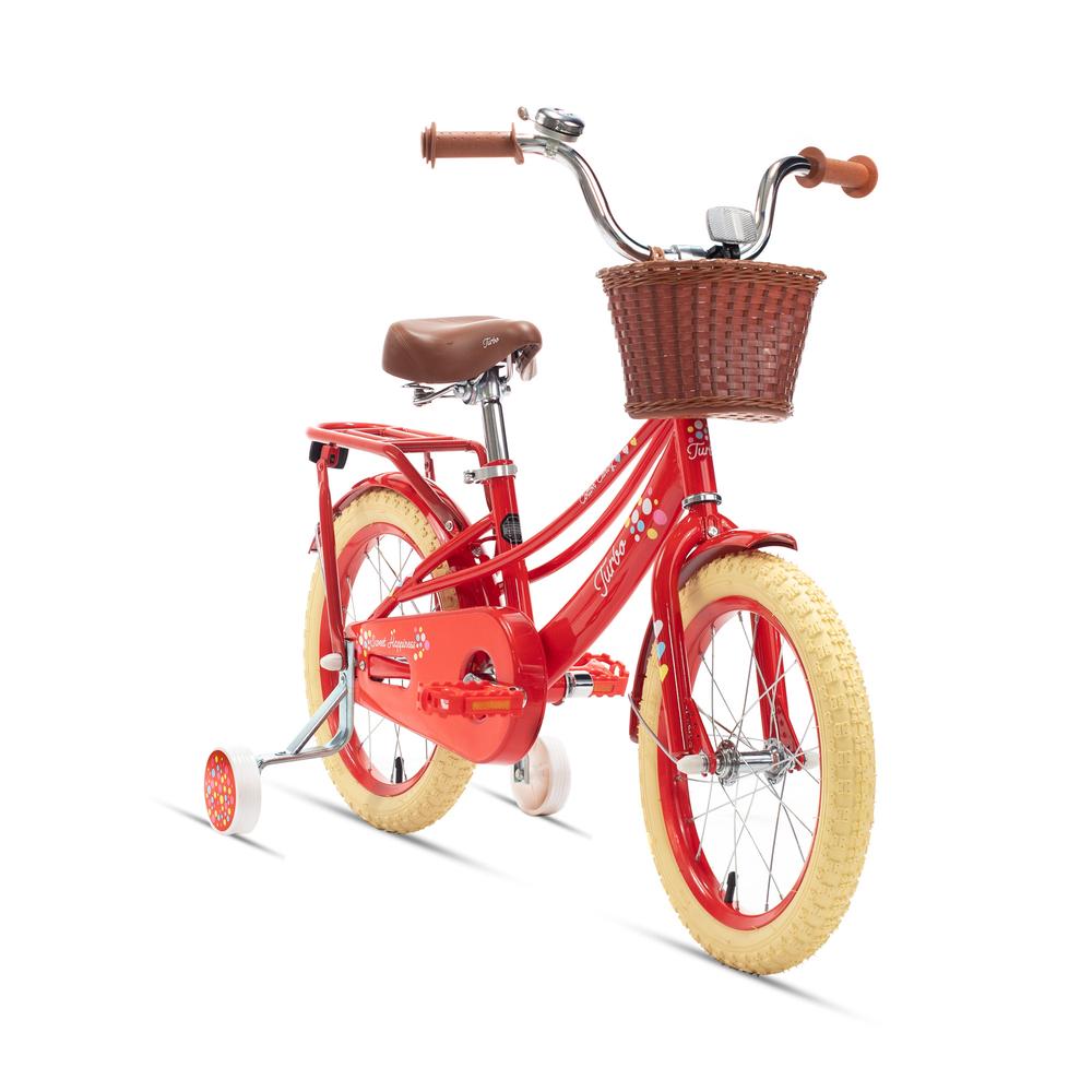 Foto 2 pulgar | Bicicleta Infantil Turbo Cotton Candy R16 color Rojo