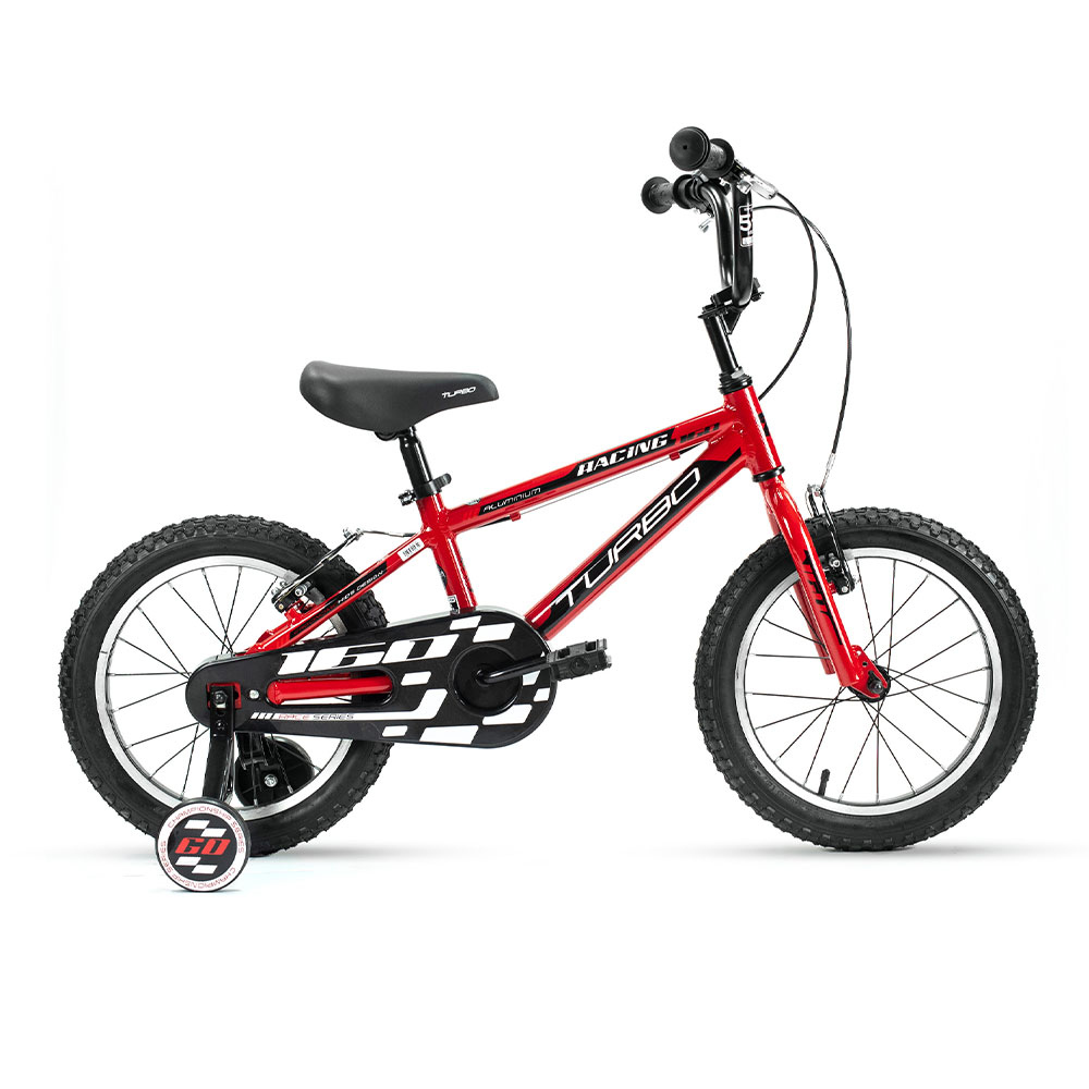 Bicicleta Turbo Racing Aluminio Rodada 16 Rojo