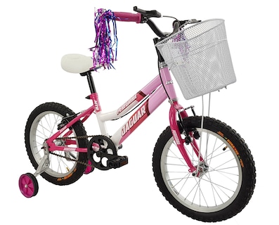 Foto 2 | Bicicleta Infantil Jaguar Peregrina Rosa Rodada 16 Equipada con Canasta
