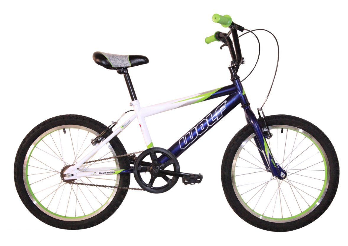 Bicicleta Wolf Cross R20 1V Niño Frenos V Acero