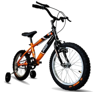 Foto 2 | Bicicleta Jaguar Peregrina Rodada 16 Color Naranja Con Ruedas Entrenadoras