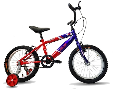 Foto 1 | Bicicleta Jaguar Peregrina Rodada 16 Color Rojo Con Ruedas Entrenadoras