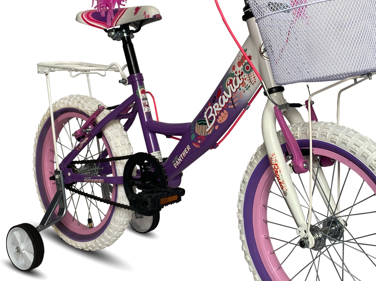 Foto 4 pulgar | Bicicleta Black Panther Bravia 16" color Morado