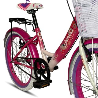 Foto 3 | Bicicleta Black Panther Bravia Rodada 20 Equipada color Rosa