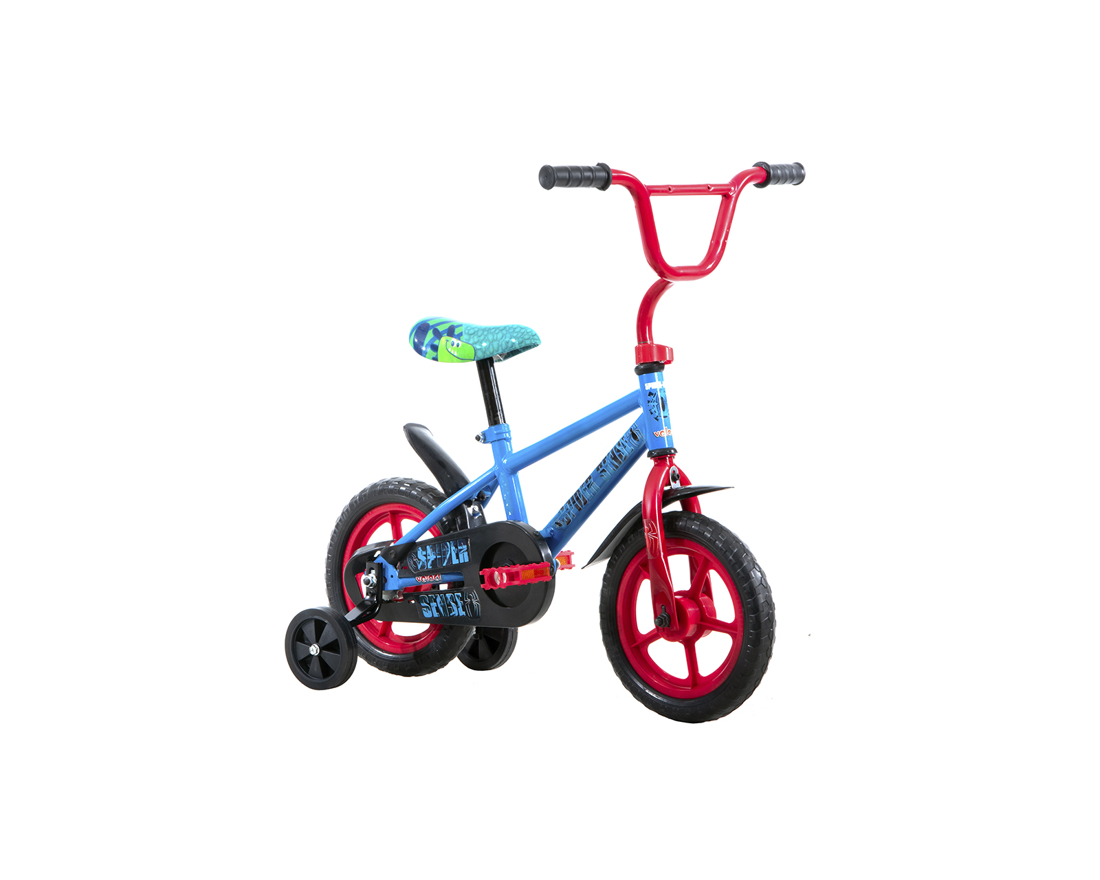 Foto 3 pulgar | Bicicleta Infantil Veloci Spiderman Eva Rodada 12 Azul