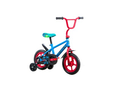 Foto 2 | Bicicleta Infantil Veloci Spiderman Eva Rodada 12 Azul