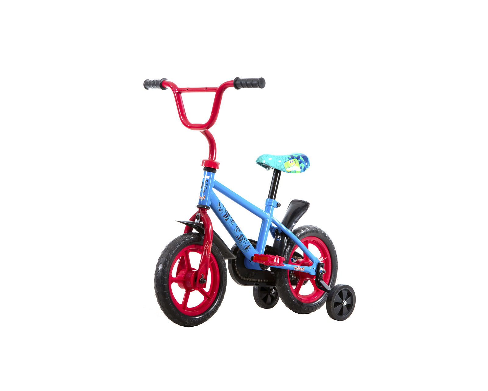 Foto 3 | Bicicleta Infantil Veloci Spiderman Eva Rodada 12 Azul