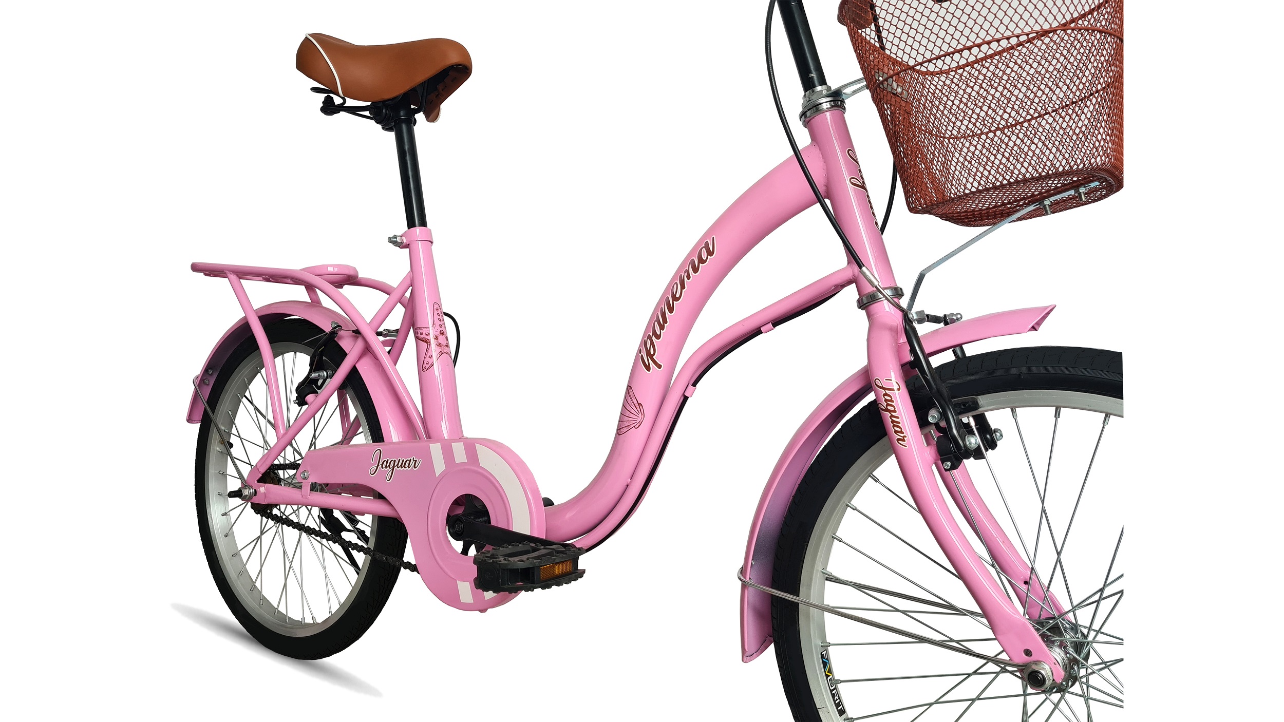 Foto 5 pulgar | Bicicleta Jaguar Ipanema Rodada 20 color Rosa