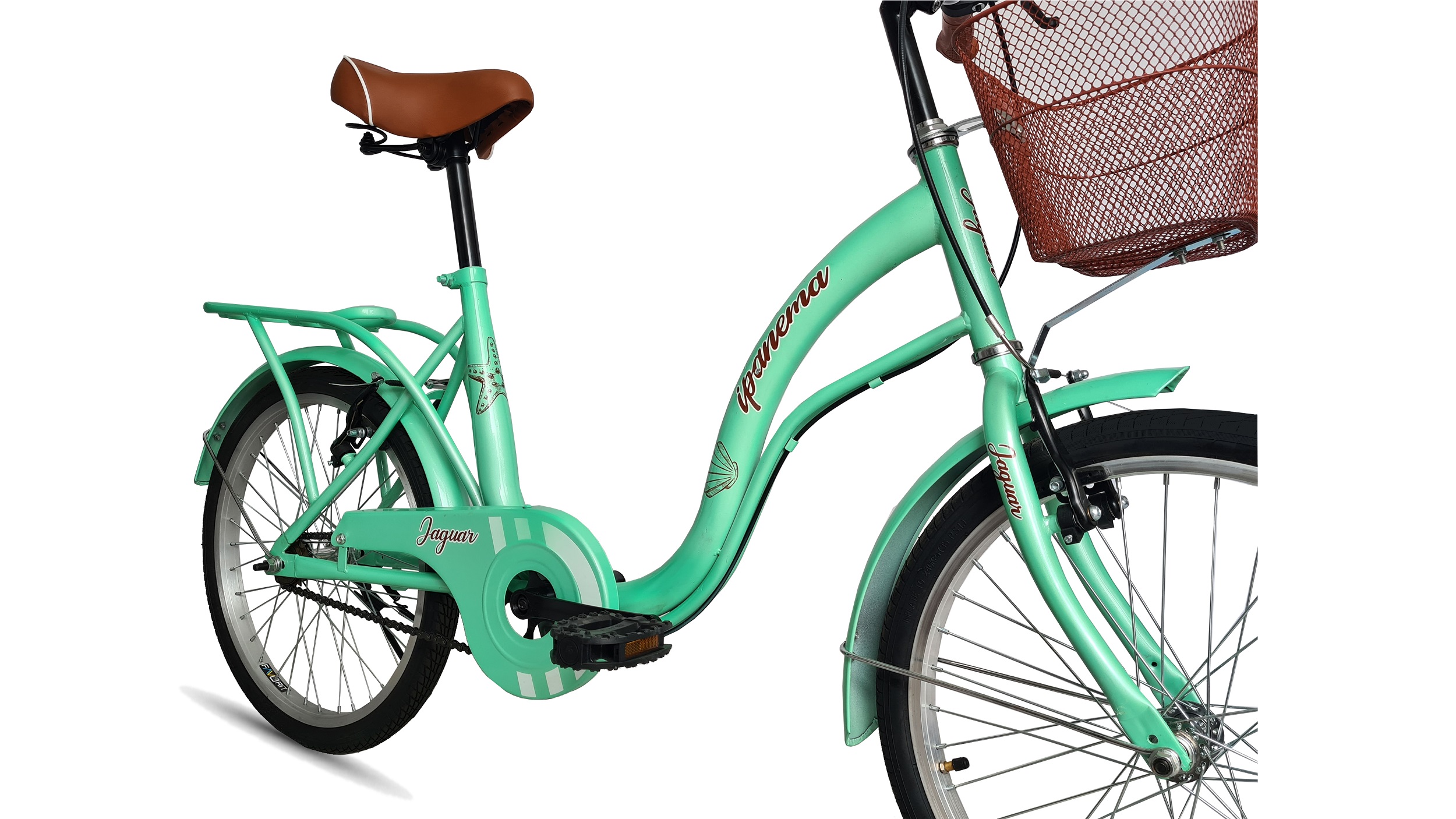 Foto 5 pulgar | Bicicleta Jaguar Ipanema Rodada 20 color Verde