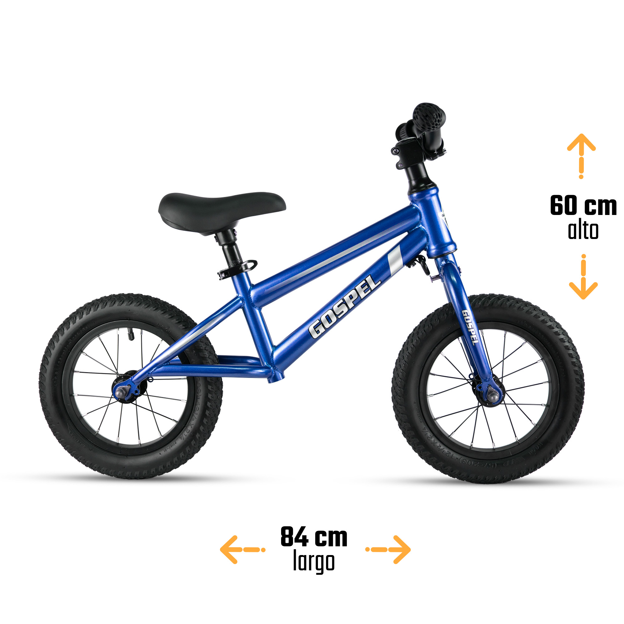 Foto 2 | Bicicleta Gospel YS7486 color Azul R12 Infantil Balance Equilibrio