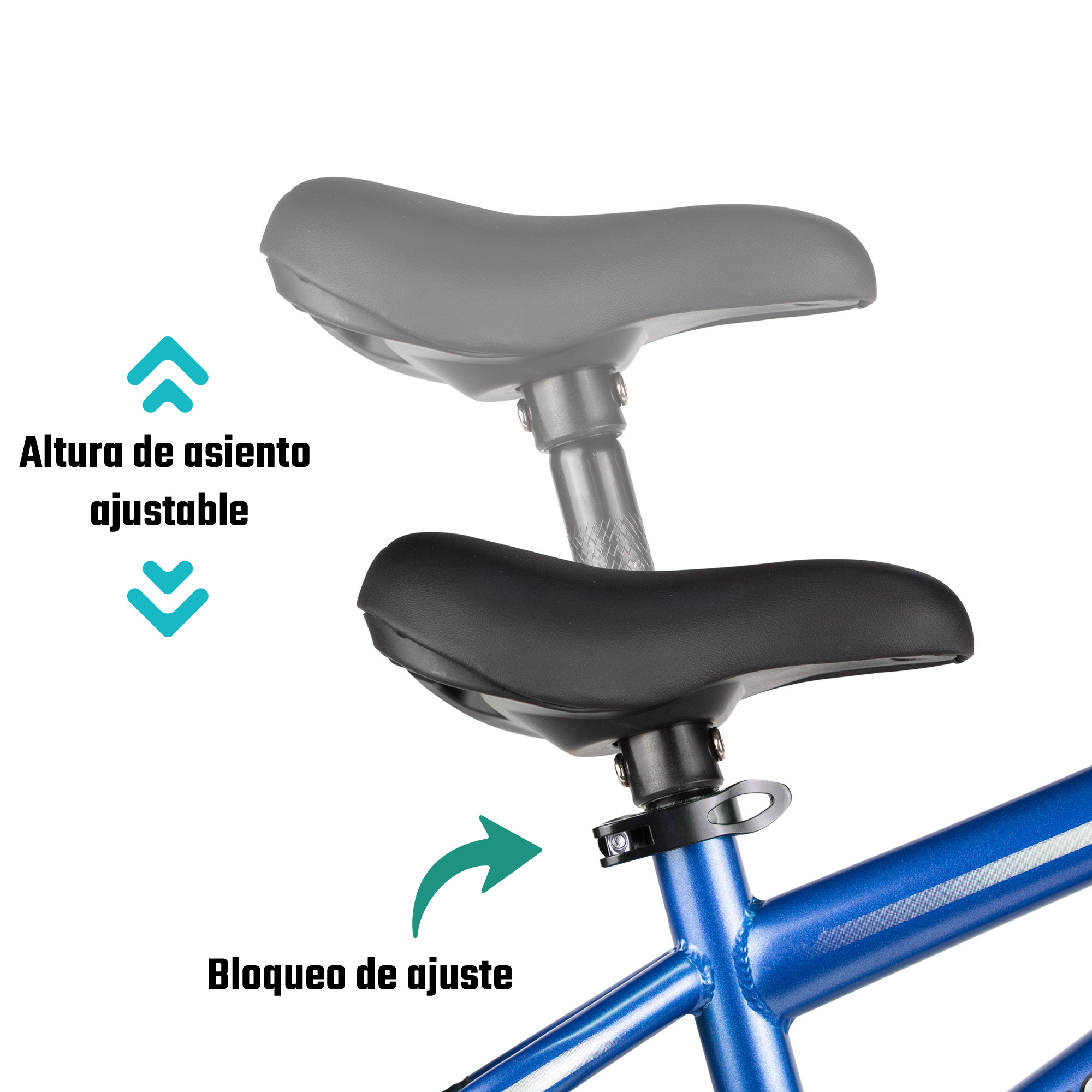 Foto 5 | Bicicleta Gospel YS7486 color Azul R12 Infantil Balance Equilibrio