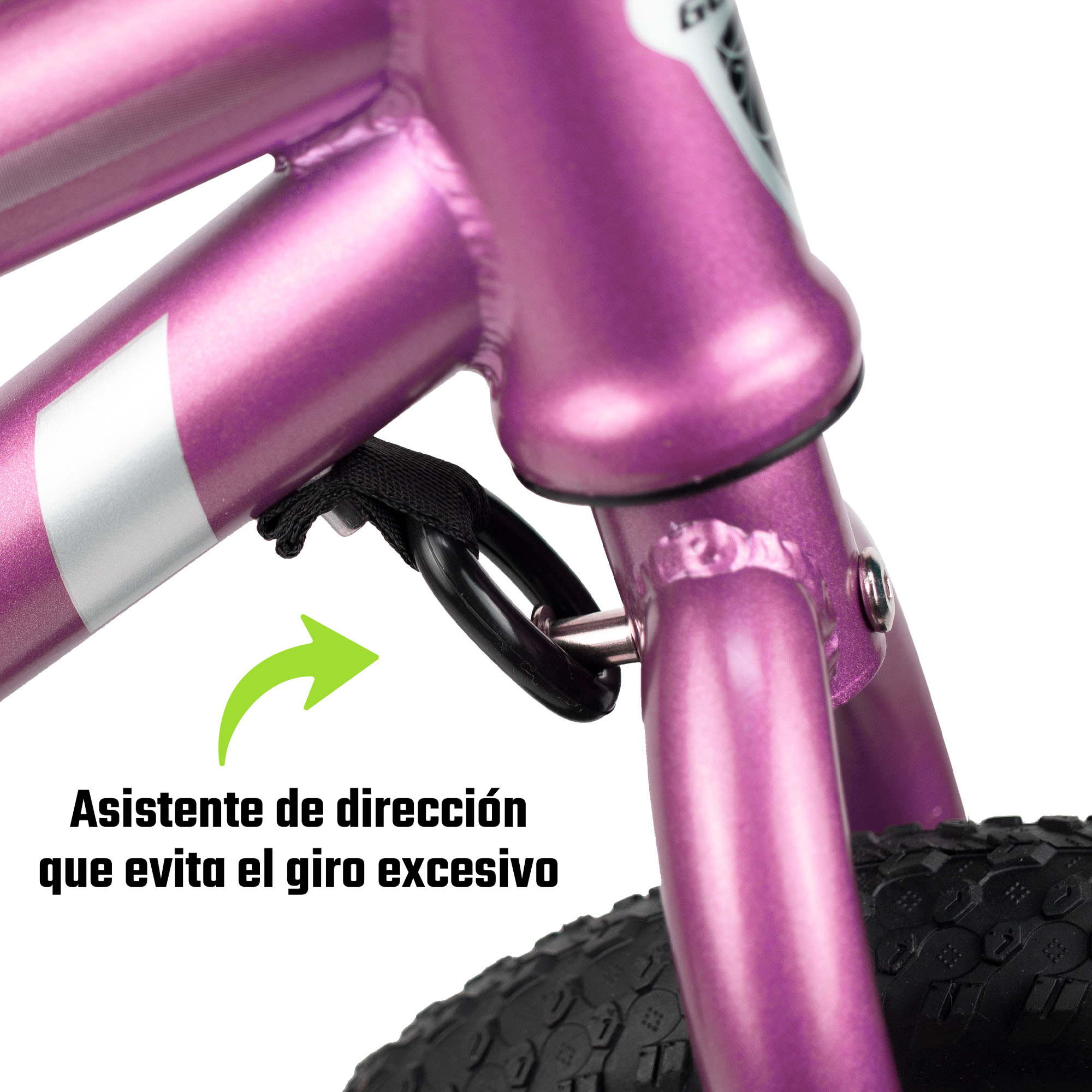 Foto 7 pulgar | Bicicleta Gospel YS749-1 color Rosa R12 Infantil Balance Equilibrio