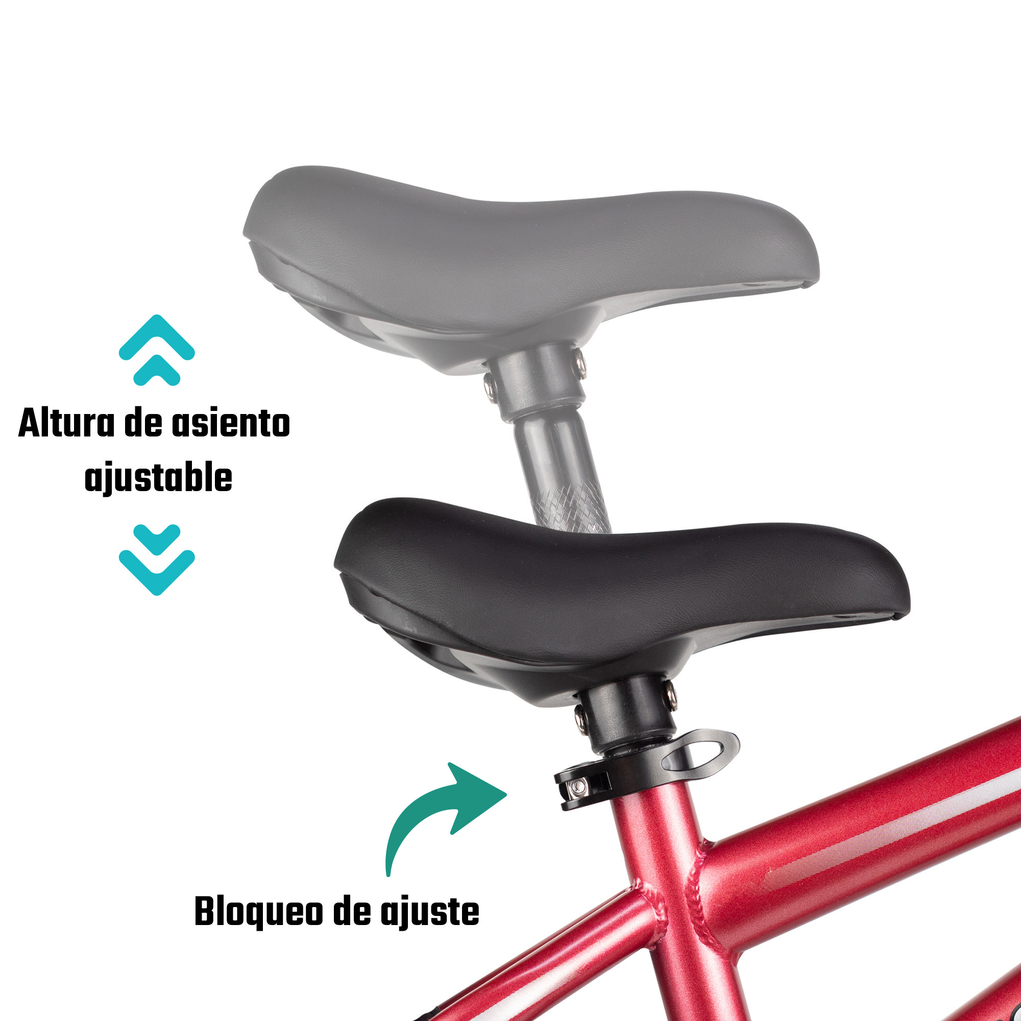 Foto 6 pulgar | Bicicleta Gospel YS751 color Rojo R12 Infantil Balance Equilibrio