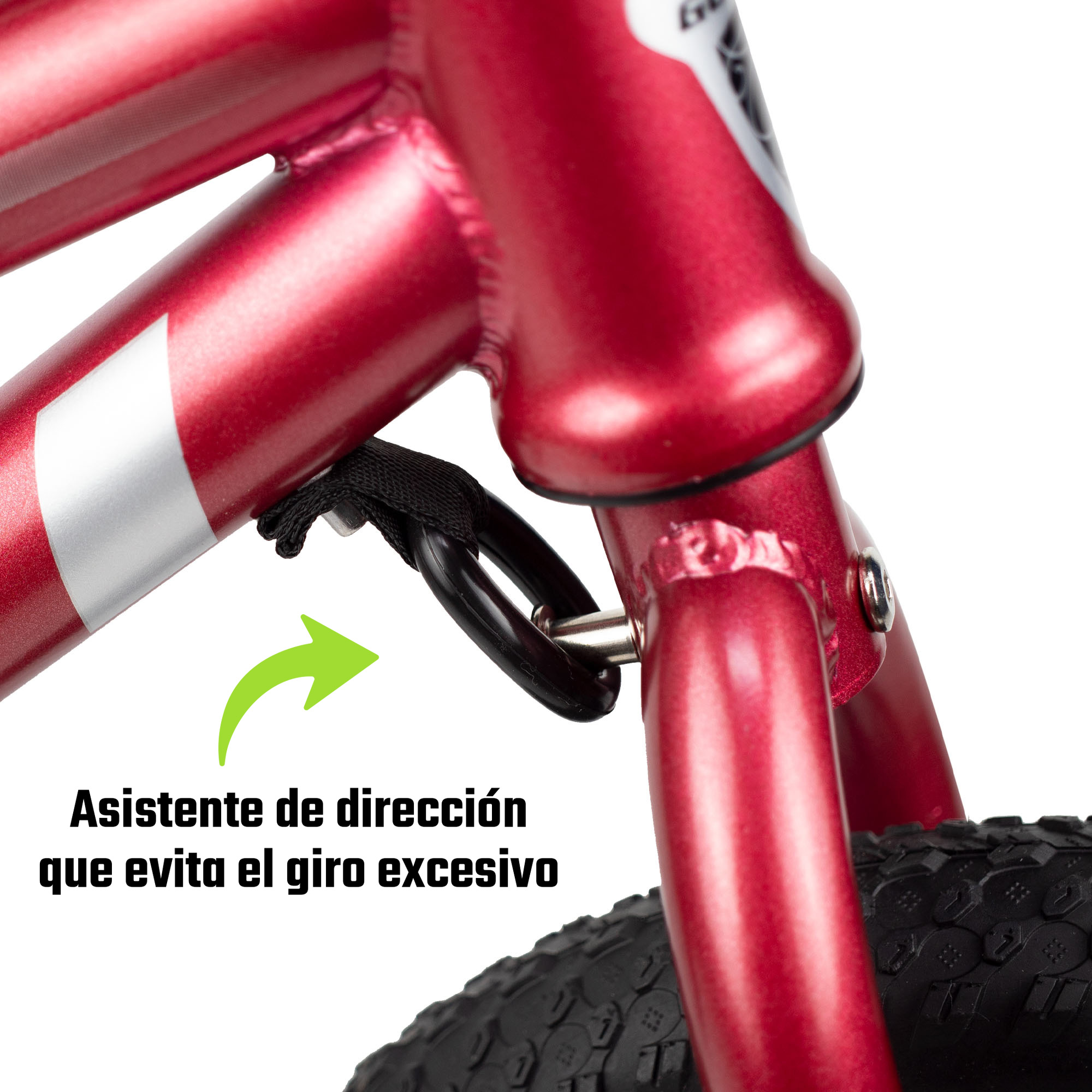 Foto 7 pulgar | Bicicleta Gospel YS751 color Rojo R12 Infantil Balance Equilibrio