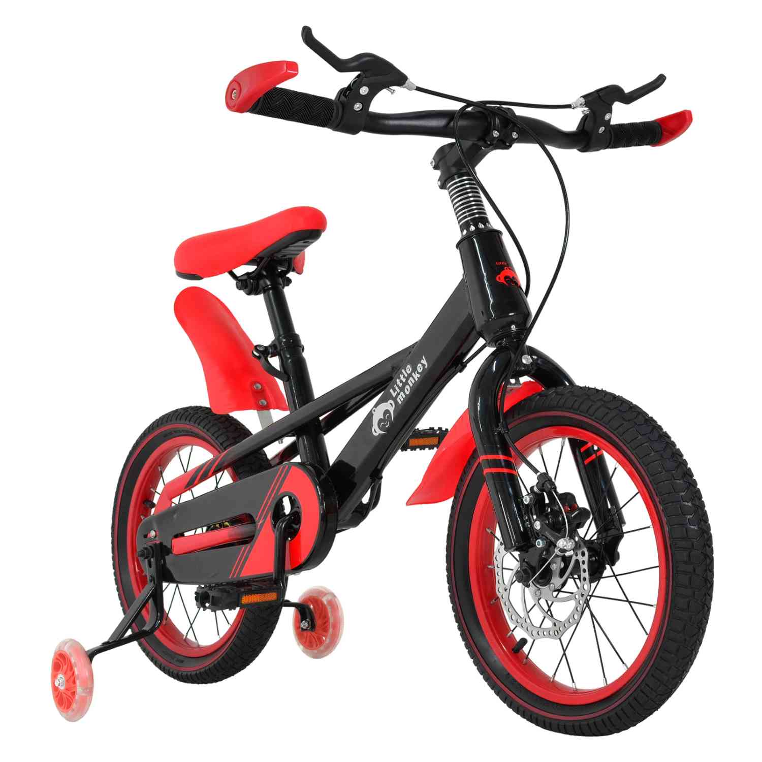 Foto 2 pulgar | Bicicleta Infantil Little Monkey MKZ-BICININO16ROJ color Rojo R16 con Llantas Entrenadoras