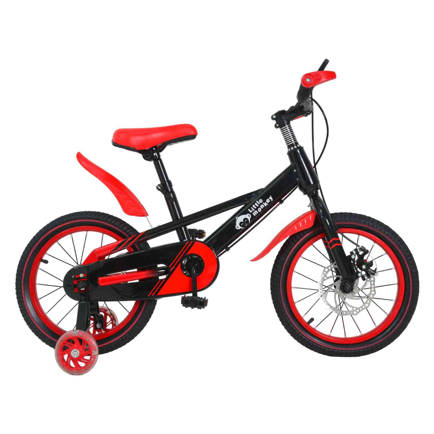 Foto 4 pulgar | Bicicleta Infantil Little Monkey MKZ-BICININO16ROJ color Rojo R16 con Llantas Entrenadoras