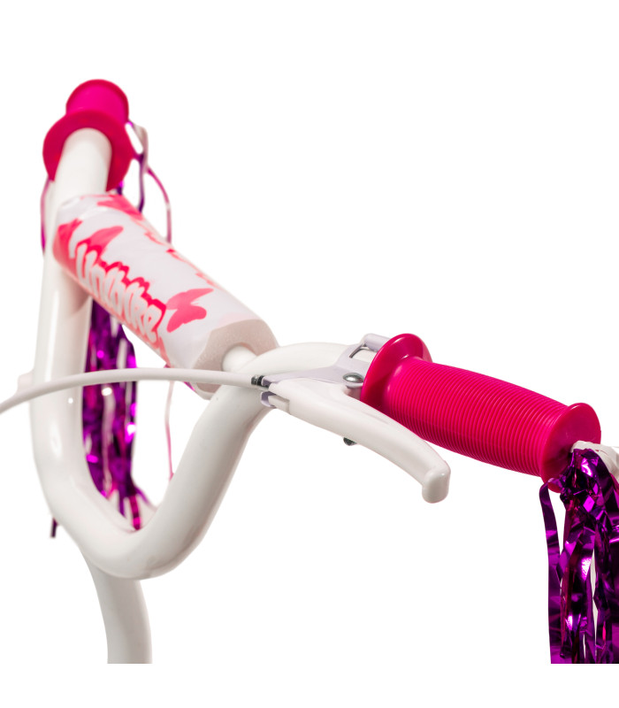 Foto 5 | Bicicleta Infantil Unibike Rodada 12 con Ruedas de Entrenamiento color Fucsia