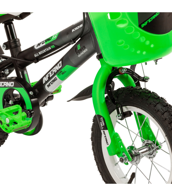 Foto 4 pulgar | Bicicleta para Niños UNIBIKE color Verde R12 Llantas Aire y Entrenamiento
