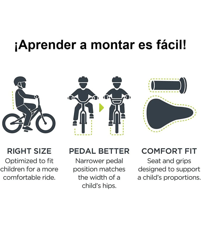 Foto 8 pulgar | Bicicleta para Niños UNIBIKE color Verde R12 Llantas Aire y Entrenamiento