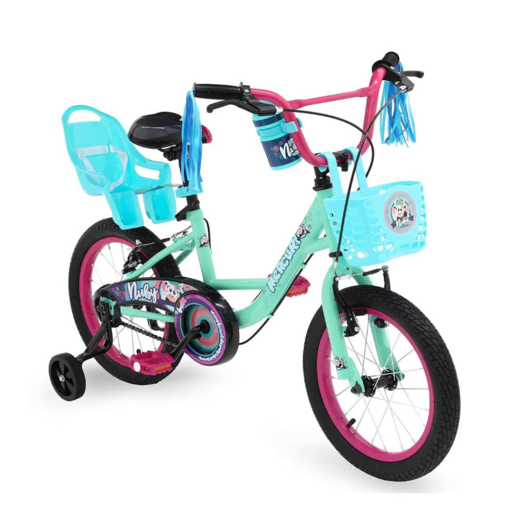 Foto 2 pulgar | Bicicleta Infantil Mercurio Nuby color Verde Menta Rodada 16