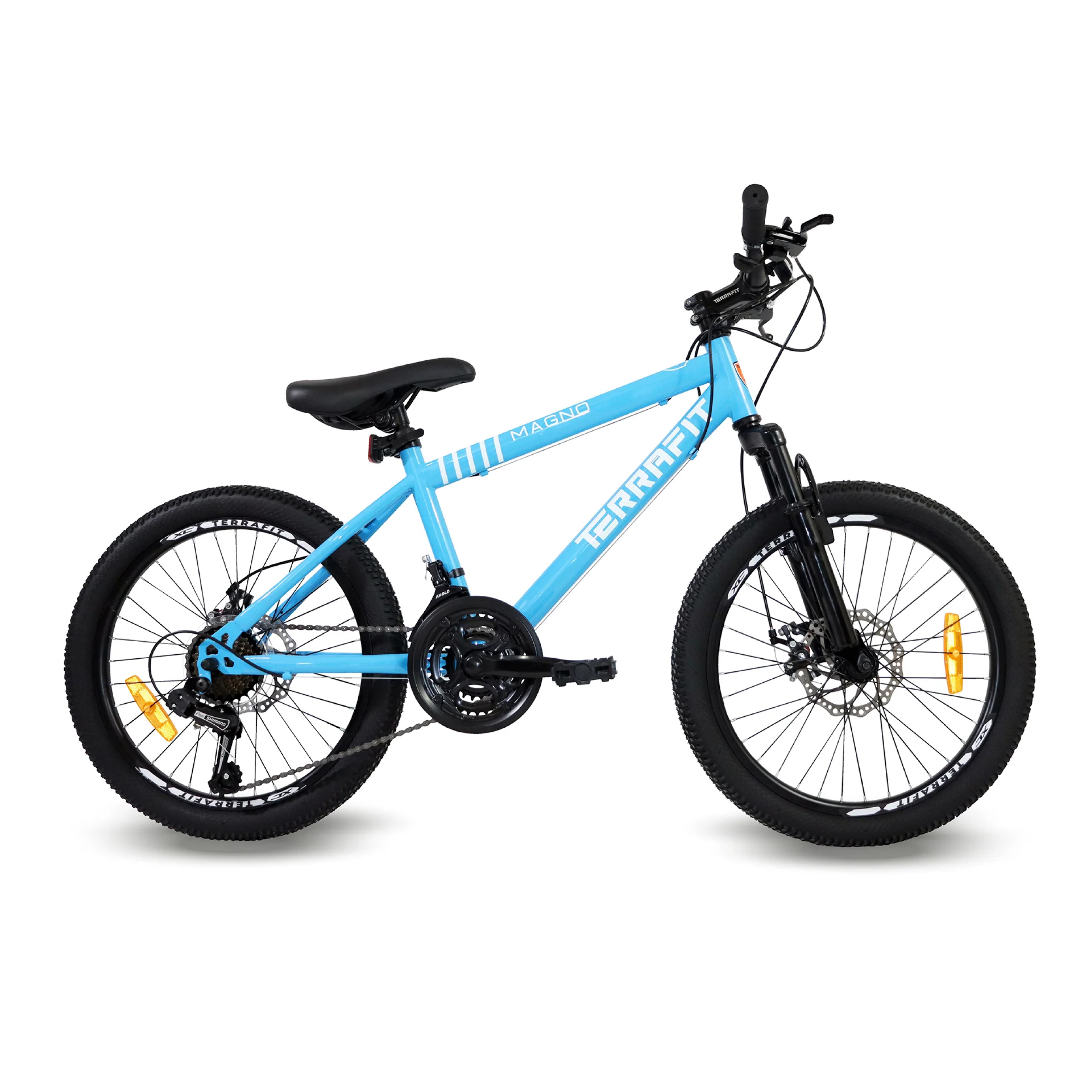 Foto 2 pulgar | Bicicleta Infantil Terrafit Magno R20 Acero Inoxidable 21V color Azul