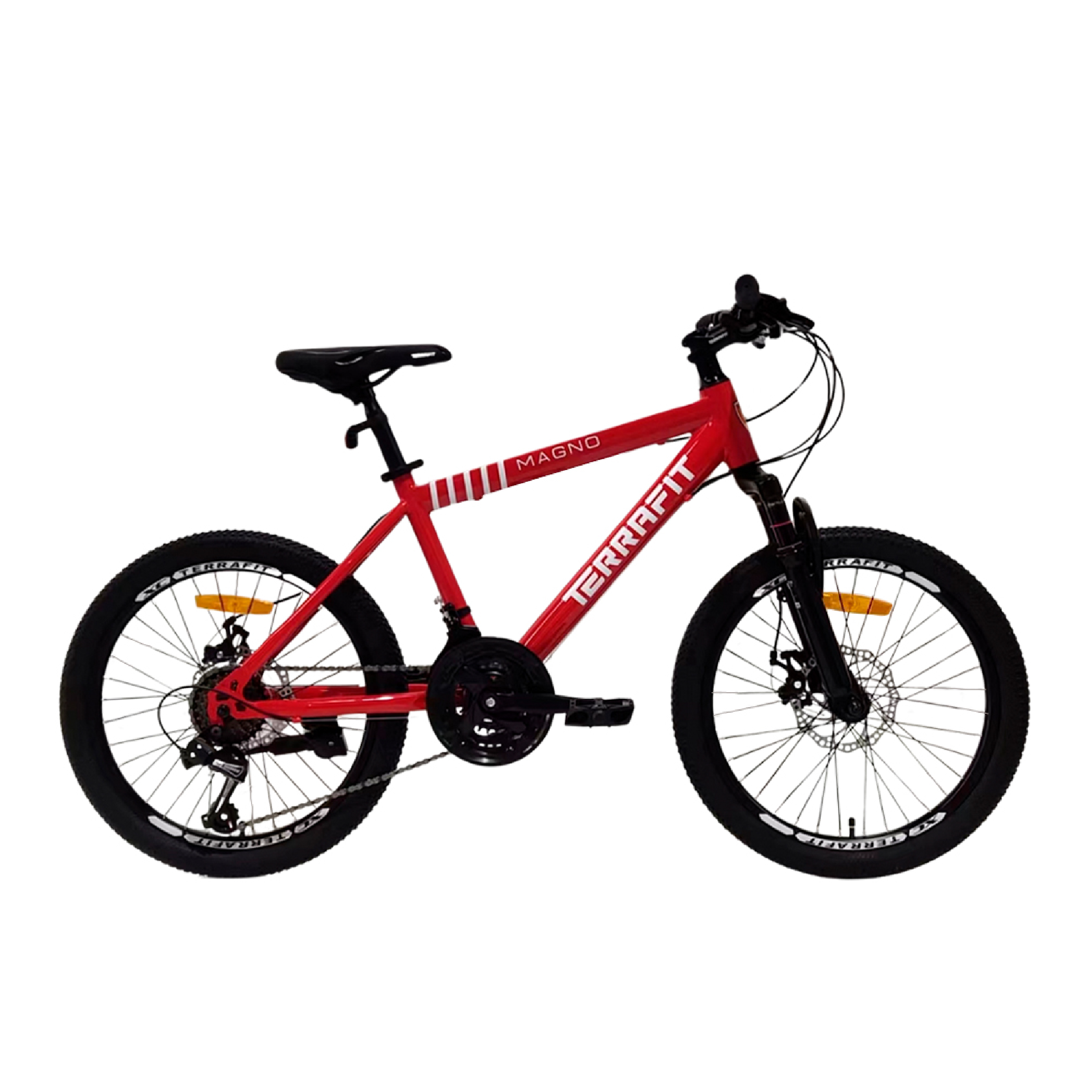 Foto 2 pulgar | Bicicleta Infantil Terrafit Magno R20 Acero Inoxidable 21V color Rojo