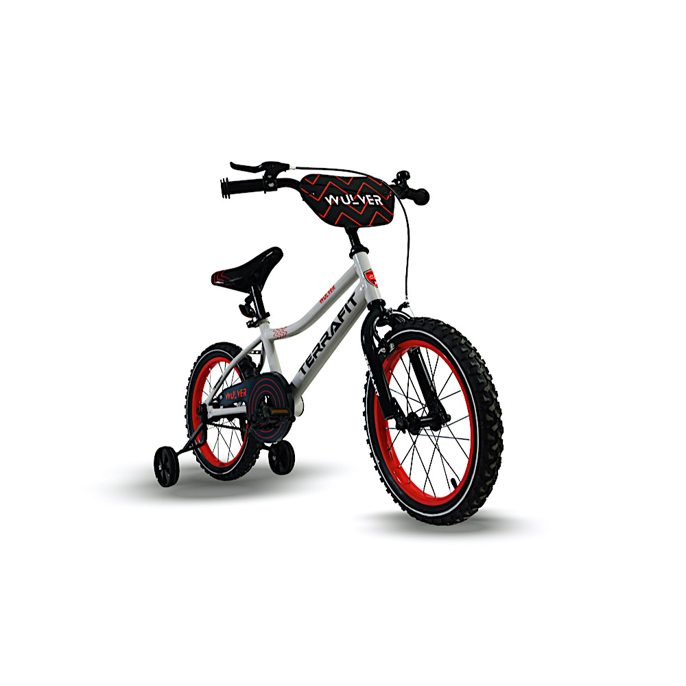 Foto 3 pulgar | Bicicleta Infantil Terrafit Wulver R16 Acero Inoxidable 1V Color Gris