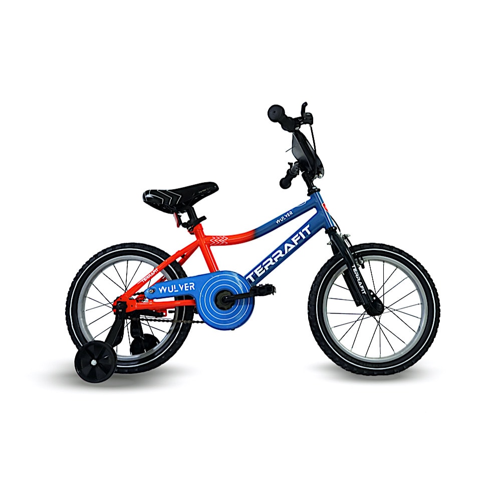 Bicicleta Infantil Terrafit Wulver R16 Acero Inoxidable 1V Multicolor $2,899