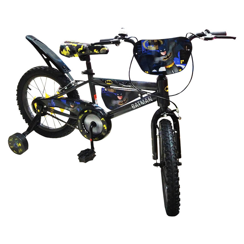 Bicicleta Rodada -16 Batman Toy Mark  Color Negro