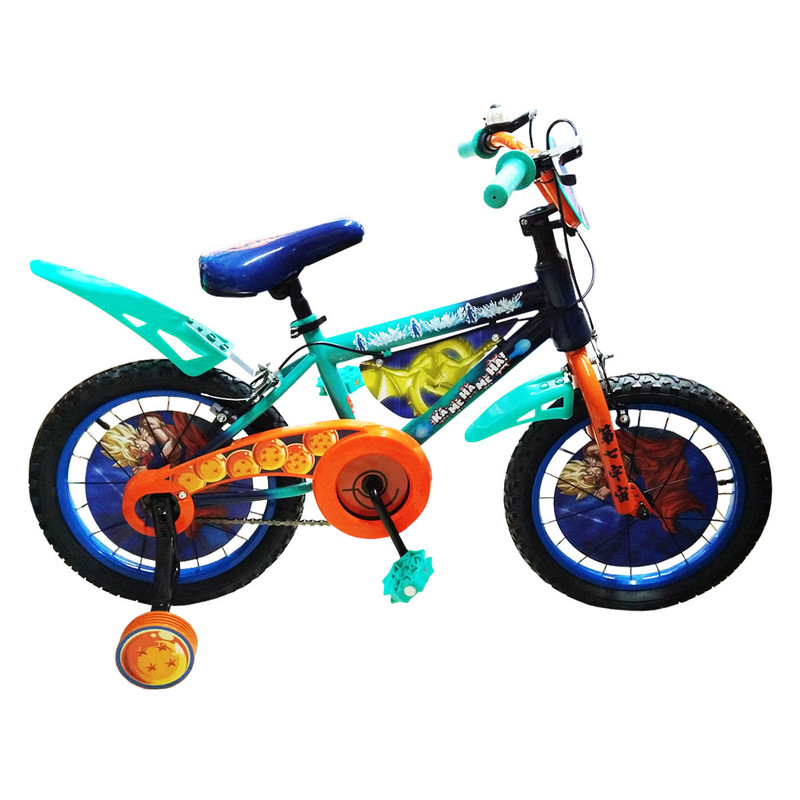 Foto 2 | Bicicleta Rodada -16 Dragon Ball Toy Mark Color Azul Con Naranja