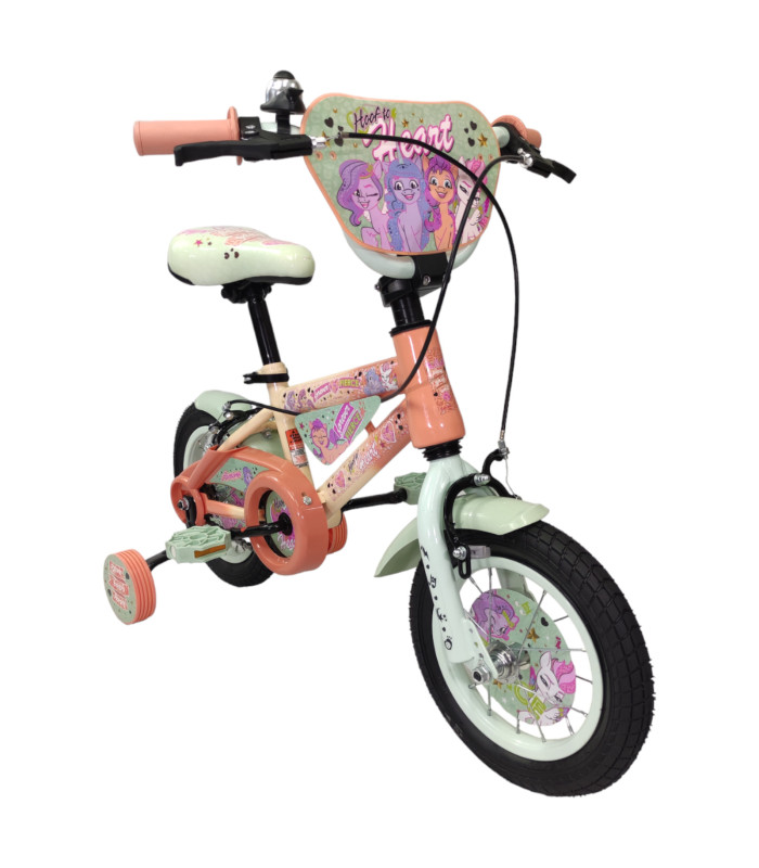 Bicicleta para Niños Rodada 12 My Little Ponny Llantas Entrenadoras Rosa