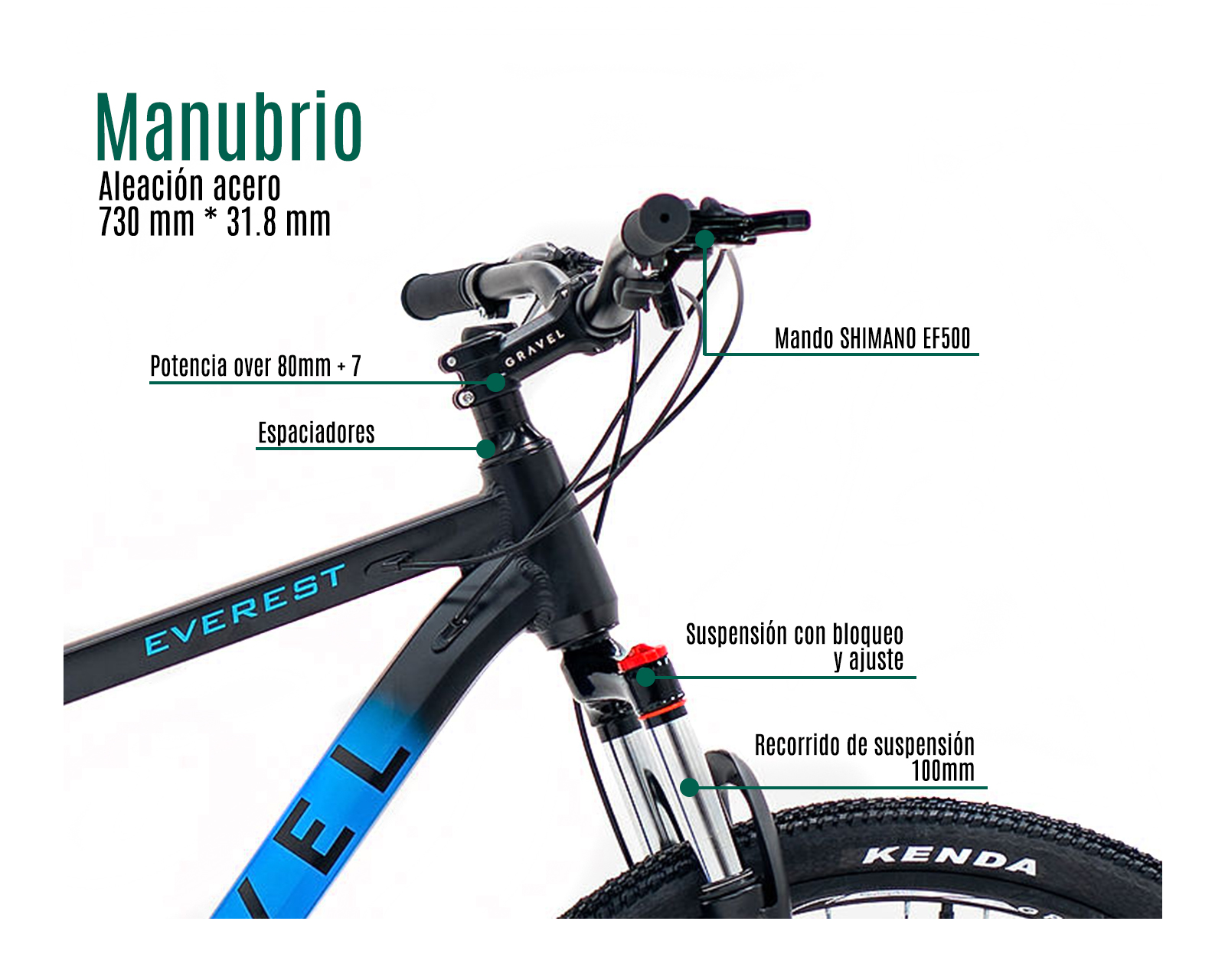 Foto 5 | Bicicleta de Montaña Gravel R29 17''