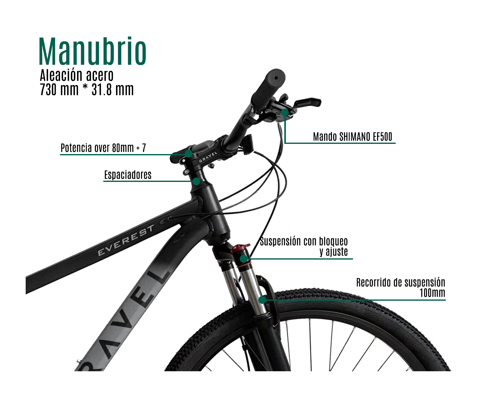 Foto 6 | Bicicleta de Montaña Gravel R29 15''