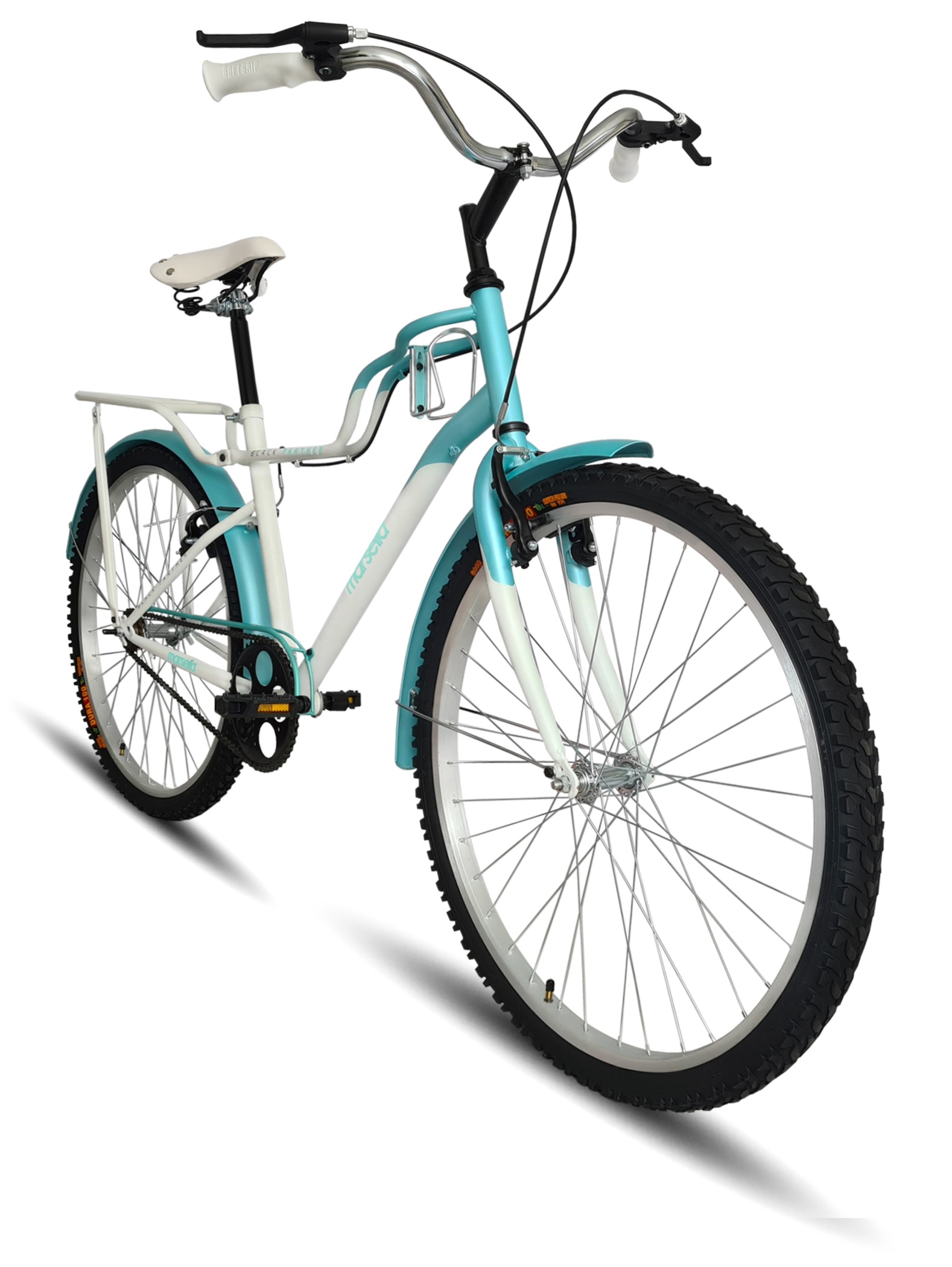 Foto 2 | Bicicleta Black Panther Marsella Verde Rodada 26 Portabulto