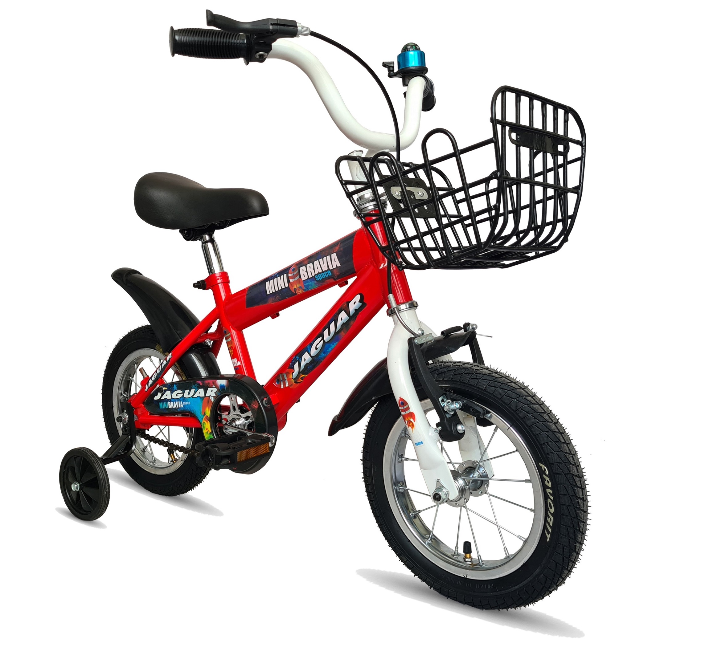 Foto 3 pulgar | Bicicleta Jaguar Minibraba R12 color Rojo Infantil