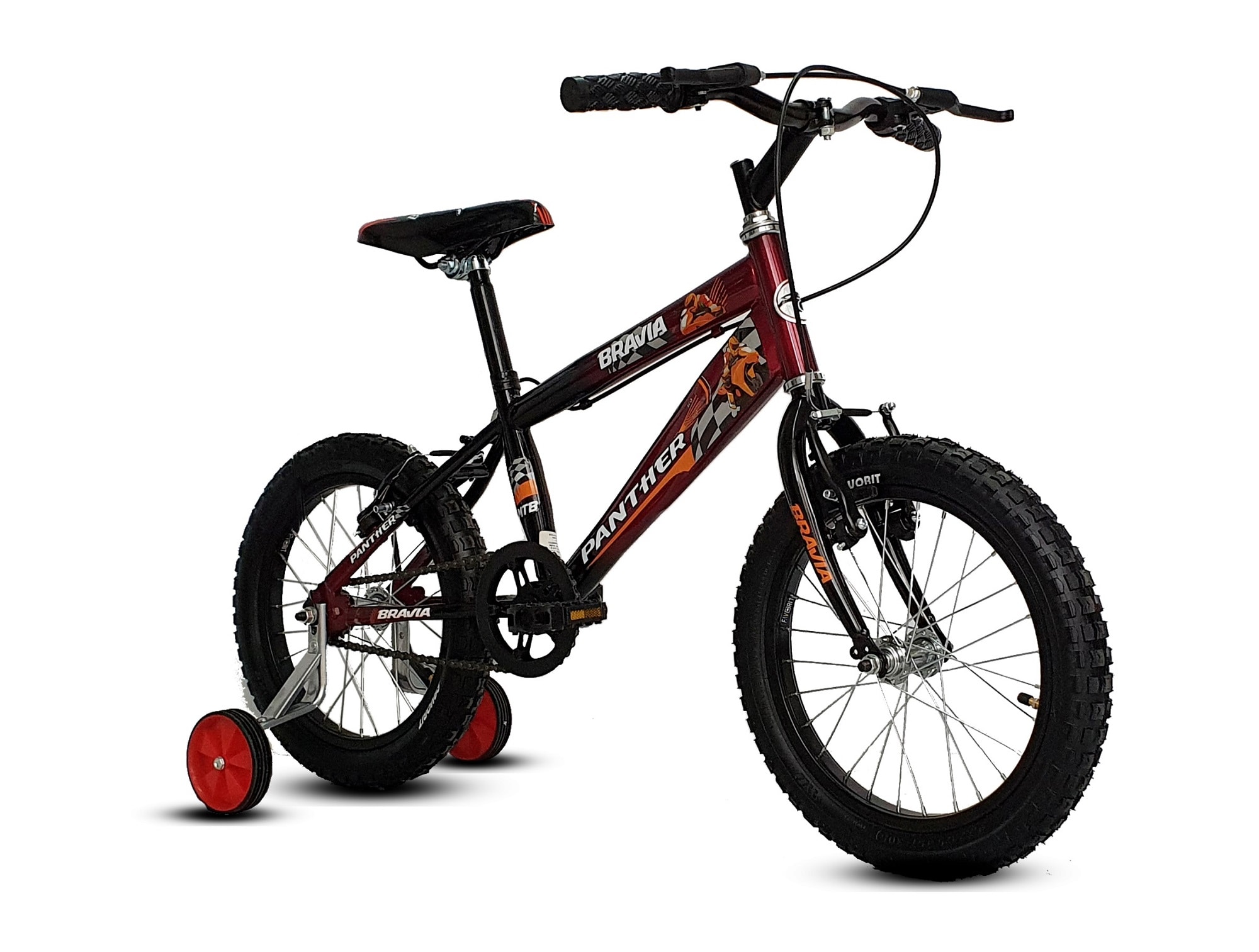 Bicicleta Black Panthe Bravia R16 color Rojo Infantil 