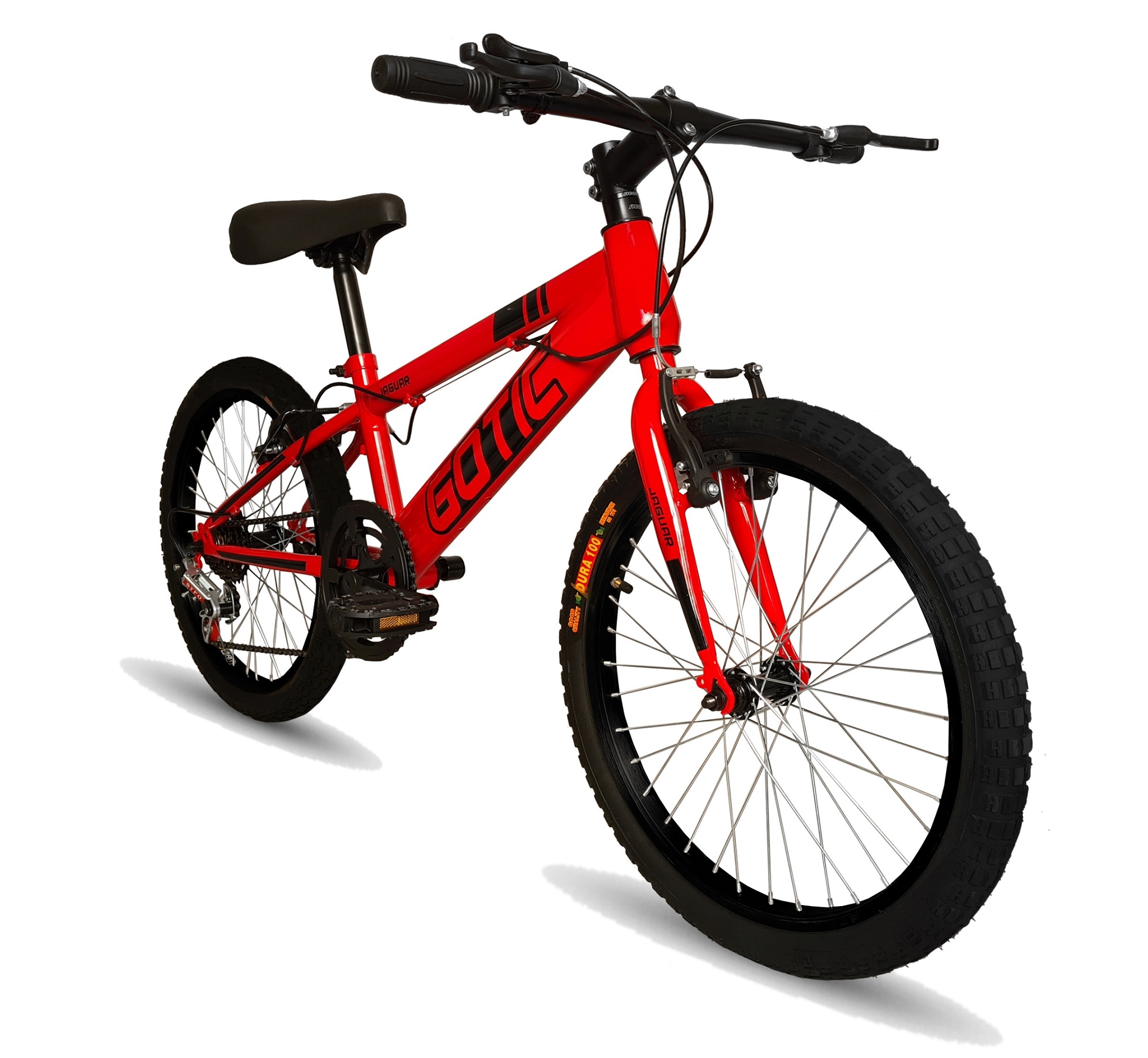 Foto 3 pulgar | Bicicleta Infantil Jaguar Gotic de R20 Roja