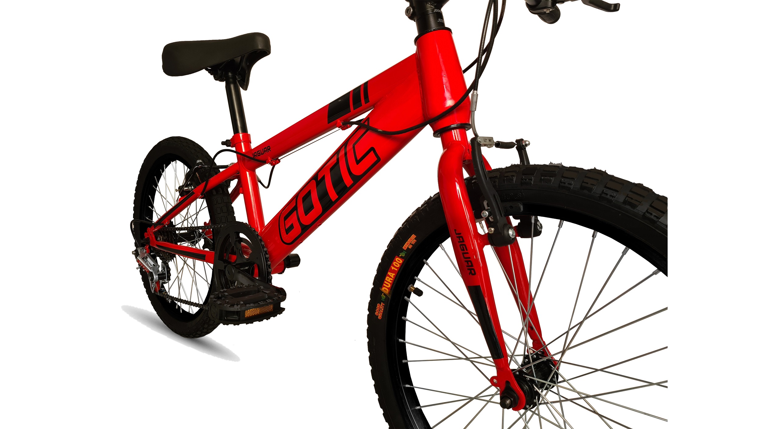 Foto 4 pulgar | Bicicleta Infantil Jaguar Gotic de R20 Roja