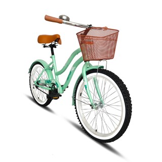 Foto 2 | Bicicleta Beach Cruiser R20 Vintage con Canasta color Verde
